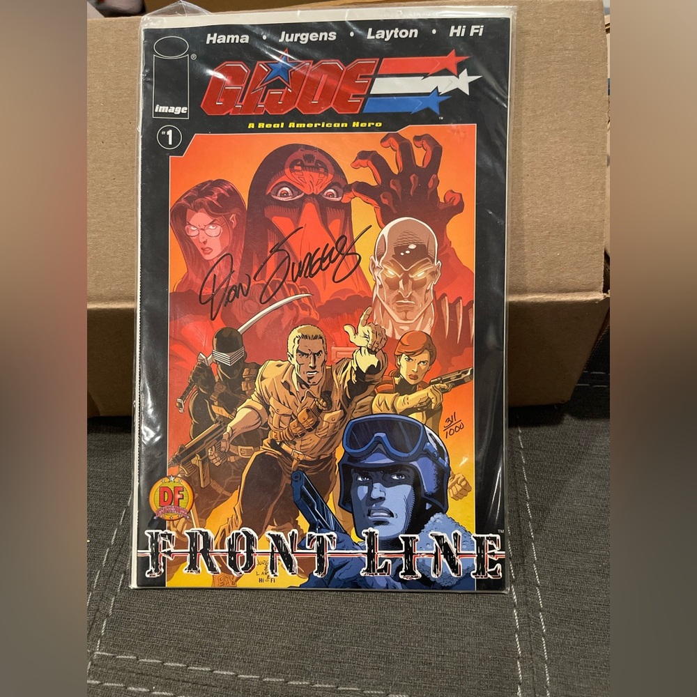 Signed G.I Joe #1 Red Foil Edition